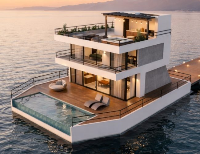 Construtora de Balneário Camboriú lança mansões flutuantes