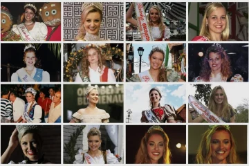 A história das rainhas da Oktoberfest Blumenau desde sua fundação
